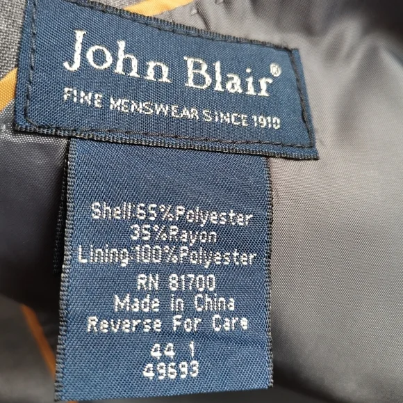 JOHN BLAIR MEN'S BLAZER